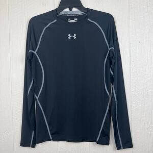 Under Armour compression heat gear shirt, men’s Large black long sleeve